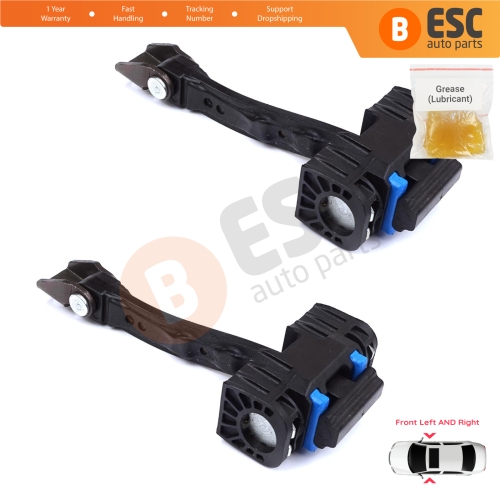 2 Pieces Front Door Stop Check Assy Limiter Strap for VW Jetta MK6 A6 5C6 1B 162 163 AV3 AV2 2010-2018 5C6837249