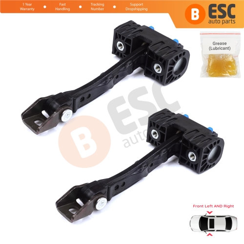 2 Pieces Front Door Stop Check Assy Limiter Strap for VW Jetta MK6 A6 5C6 1B 162 163 AV3 AV2 2010-2018 5C6837249