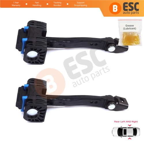 2 Pieces Rear Door Stop Check Assy Limiter Strap for VW Jetta MK6 A6 5C6 1B 162 163 AV3 AV2 2010-2018 5C6839249