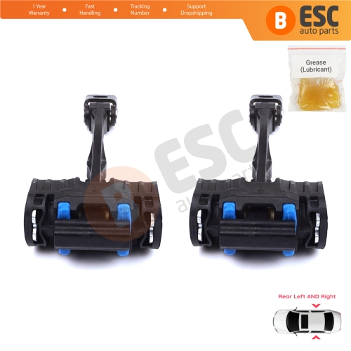 2 Pieces Rear Door Stop Check Assy Limiter Strap for VW Jetta MK6 A6 5C6 1B 162 163 AV3 AV2 2010-2018 5C6839249