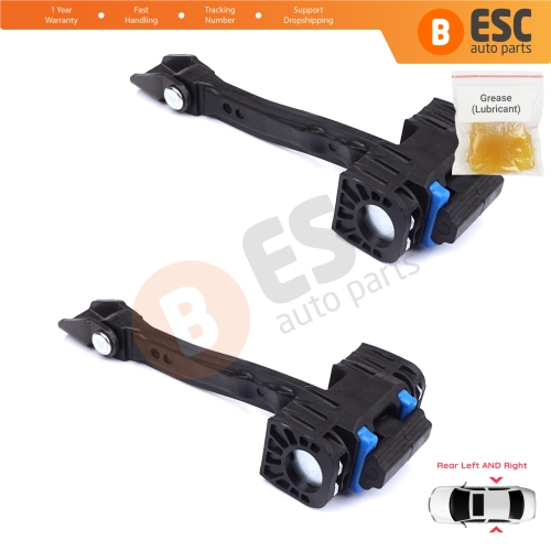 2 Pieces Rear Door Stop Check Assy Limiter Strap for VW Jetta MK6 A6 5C6 1B 162 163 AV3 AV2 2010-2018 5C6839249