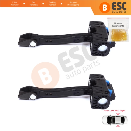 2 Pieces Rear Door Stop Check Assy Limiter Strap for VW Jetta MK6 A6 5C6 1B 162 163 AV3 AV2 2010-2018 5C6839249