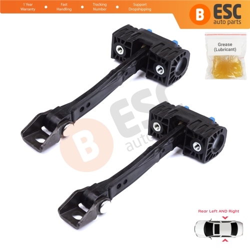2 Pieces Rear Door Stop Check Assy Limiter Strap for VW Jetta MK6 A6 5C6 1B 162 163 AV3 AV2 2010-2018 5C6839249