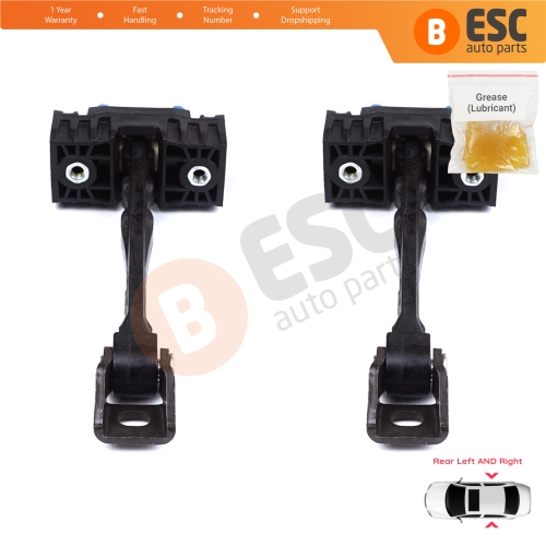 2 Pieces Rear Door Stop Check Assy Limiter Strap for VW Jetta MK6 A6 5C6 1B 162 163 AV3 AV2 2010-2018 5C6839249