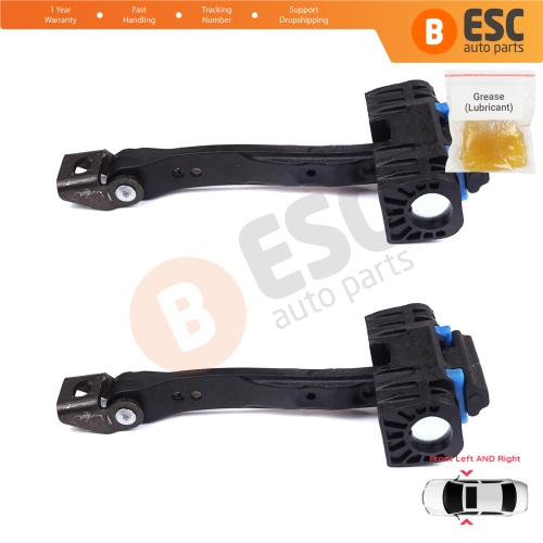 2 Pieces Front Door Stop Check Assy Limiter Strap for VW Tiguan MK2 AD BW 2016-2024 Allspace Seat Tarraco KN2 5NA837249