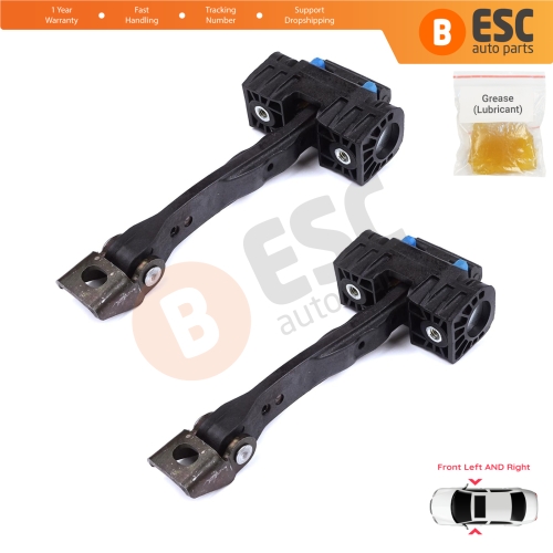 2 Pieces Front Door Stop Check Assy Limiter Strap for VW Tiguan MK2 AD BW 2016-2024 Allspace Seat Tarraco KN2 5NA837249