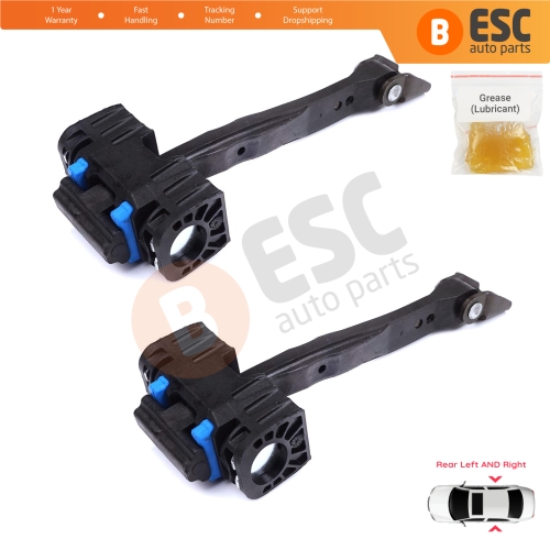 2 Pieces Rear Door Stop Check Assy Limiter Strap for VW Tiguan MK2 AD BW 2016-2024 Allspace Seat Tarraco KN2 5NA839249