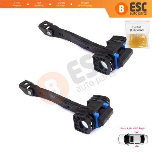 2 Pieces Rear Door Stop Check Assy Limiter Strap for VW Tiguan MK2 AD BW 2016-2024 Allspace Seat Tarraco KN2 5NA839249