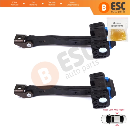 2 Pieces Rear Door Stop Check Assy Limiter Strap for VW Tiguan MK2 AD BW 2016-2024 Allspace Seat Tarraco KN2 5NA839249