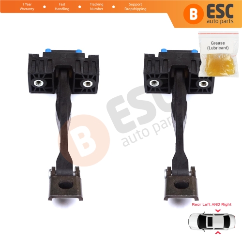 2 Pieces Rear Door Stop Check Assy Limiter Strap for VW Tiguan MK2 AD BW 2016-2024 Allspace Seat Tarraco KN2 5NA839249