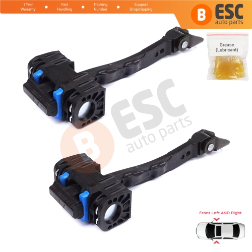 2 Pieces Door Stop Check Assy Limiter Strap for VW Scirocco MK3 137 138 2008-2017 1K8837249A