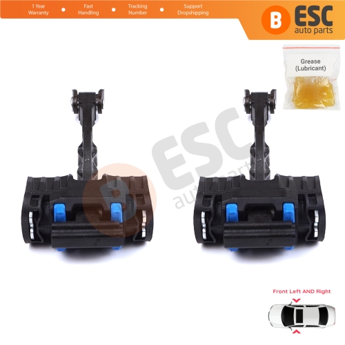 2 Pieces Door Stop Check Assy Limiter Strap for VW Scirocco MK3 137 138 2008-2017 1K8837249A
