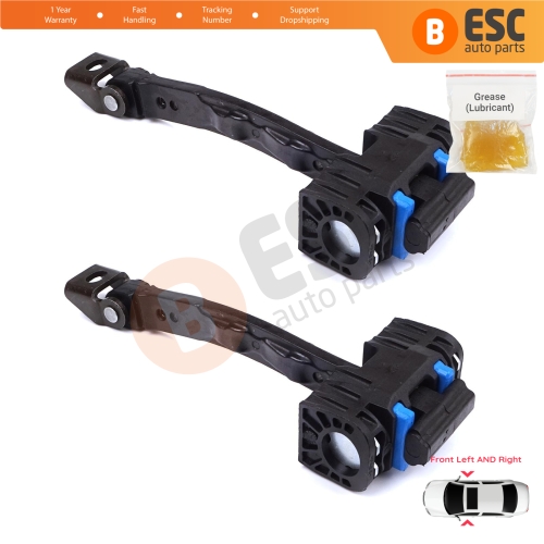 2 Pieces Door Stop Check Assy Limiter Strap for VW Scirocco MK3 137 138 2008-2017 1K8837249A