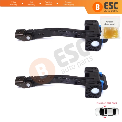 2 Pieces Door Stop Check Assy Limiter Strap for VW Scirocco MK3 137 138 2008-2017 1K8837249A