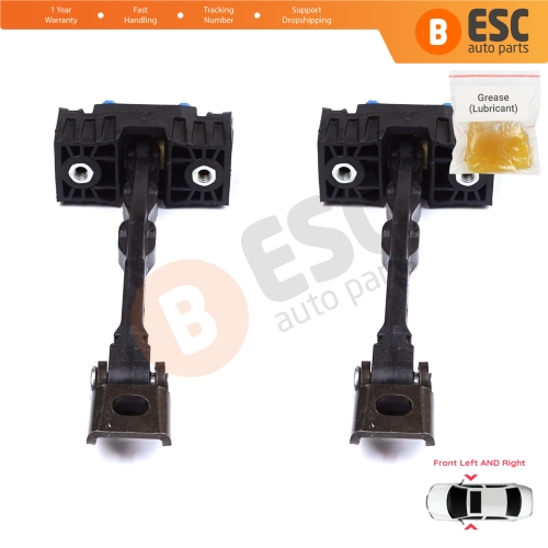 2 Pieces Door Stop Check Assy Limiter Strap for VW Scirocco MK3 137 138 2008-2017 1K8837249A