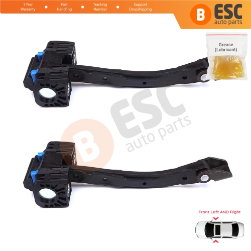 2 Pieces Front Door Stop Check Assy Limiter Strap for VW Touareg MK2 7P 7P5 7P6 2010-2018 7P0837249