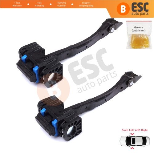 2 Pieces Front Door Stop Check Assy Limiter Strap for VW Touareg MK2 7P 7P5 7P6 2010-2018 7P0837249