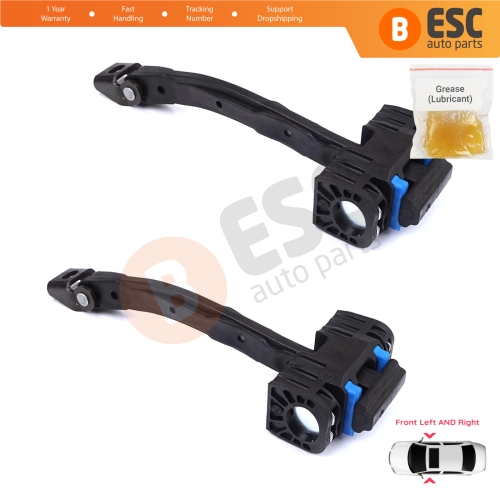 2 Pieces Front Door Stop Check Assy Limiter Strap for VW Touareg MK2 7P 7P5 7P6 2010-2018 7P0837249