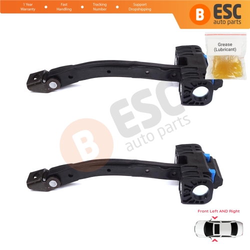 2 Pieces Front Door Stop Check Assy Limiter Strap for VW Touareg MK2 7P 7P5 7P6 2010-2018 7P0837249