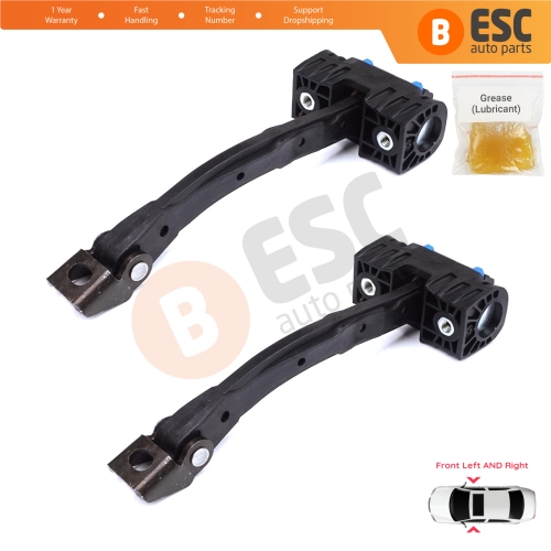 2 Pieces Front Door Stop Check Assy Limiter Strap for VW Touareg MK2 7P 7P5 7P6 2010-2018 7P0837249