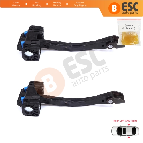 2 Pieces Rear Door Stop Check Assy Limiter Strap for VW Touareg MK2 7P 7P5 7P6 2010-2018 7P0839249