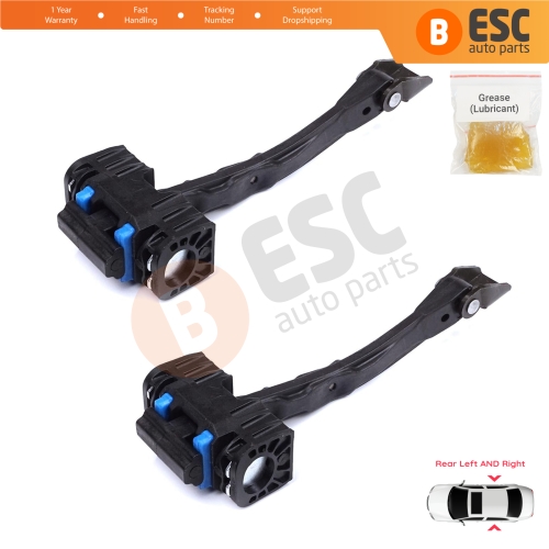 2 Pieces Rear Door Stop Check Assy Limiter Strap for VW Touareg MK2 7P 7P5 7P6 2010-2018 7P0839249