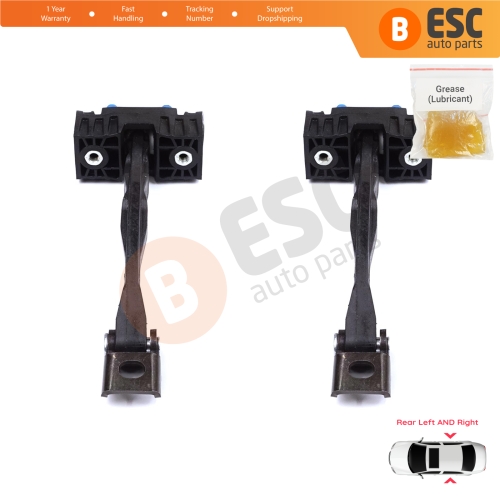 2 Pieces Rear Door Stop Check Assy Limiter Strap for VW Touareg MK2 7P 7P5 7P6 2010-2018 7P0839249