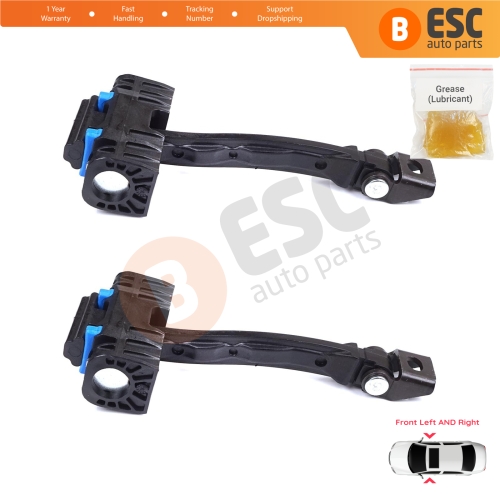 2 Pieces Front Door Stop Check Assy Limiter Strap for VW Tiguan MK1 5N 2007-2018 5N0837249A 