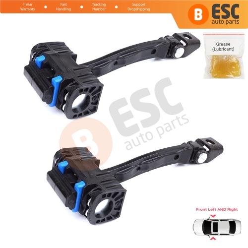 2 Pieces Front Door Stop Check Assy Limiter Strap for VW Tiguan MK1 5N 2007-2018 5N0837249A 