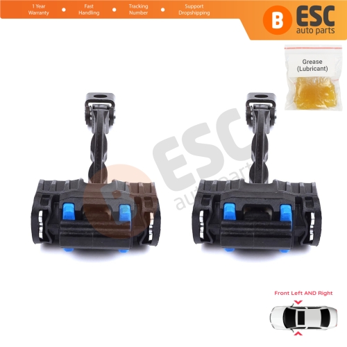 2 Pieces Front Door Stop Check Assy Limiter Strap for VW Tiguan MK1 5N 2007-2018 5N0837249A 
