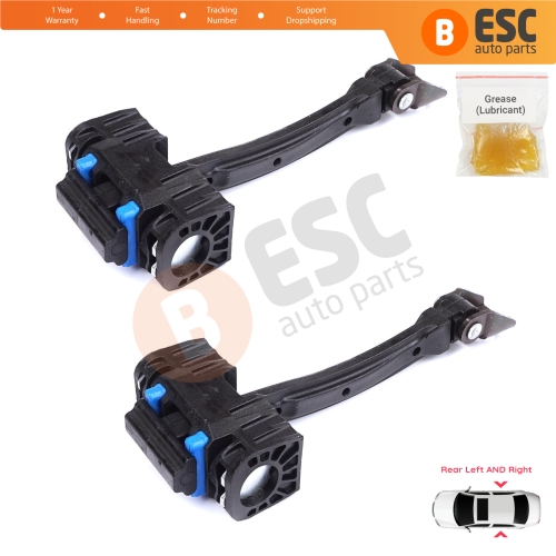 2 Pieces Rear Door Stop Check Assy Limiter Strap for VW Tiguan MK1 5N 2007-2018 5N0839249A