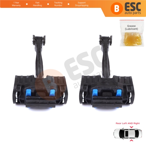 2 Pieces Rear Door Stop Check Assy Limiter Strap for VW Tiguan MK1 5N 2007-2018 5N0839249A