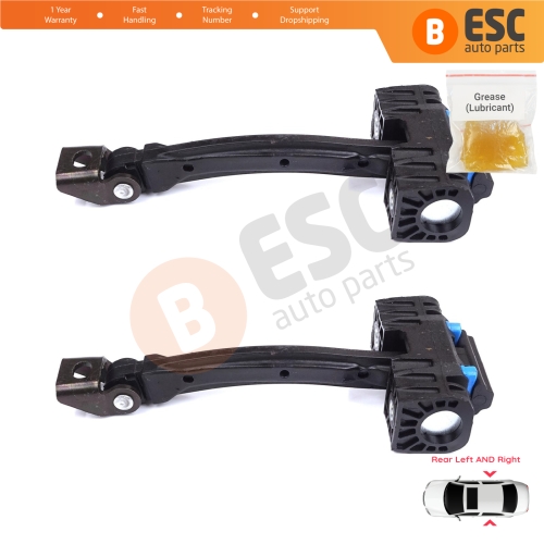 2 Pieces Rear Door Stop Check Assy Limiter Strap for VW Tiguan MK1 5N 2007-2018 5N0839249A