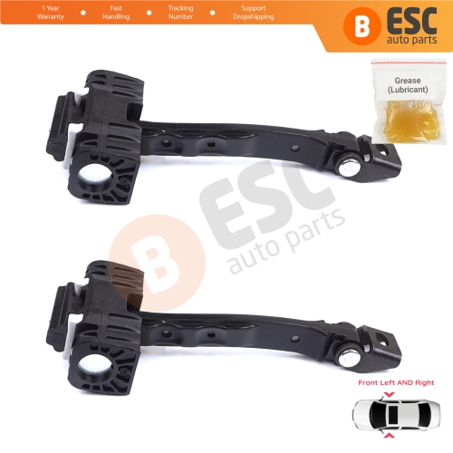 2 Pieces Front Door Stop Check Assy Limiter Strap for VW Caddy MK4 MK5 SB 2020-On MPV Box 2K7837249A