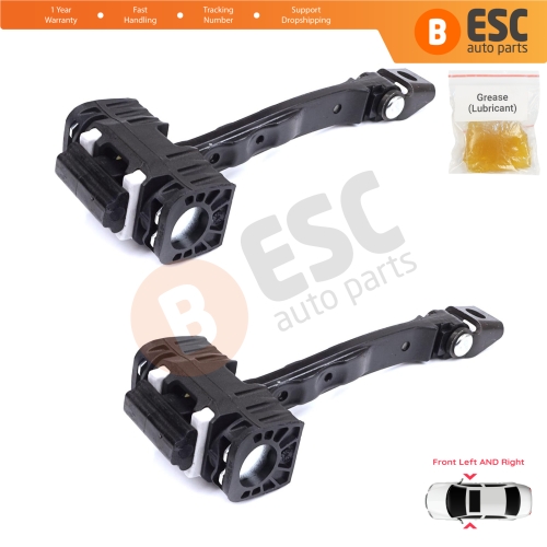 2 Pieces Front Door Stop Check Assy Limiter Strap for VW Caddy MK4 MK5 SB 2020-On MPV Box 2K7837249A