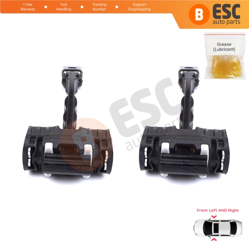 2 Pieces Front Door Stop Check Assy Limiter Strap for VW Caddy MK4 MK5 SB 2020-On MPV Box 2K7837249A