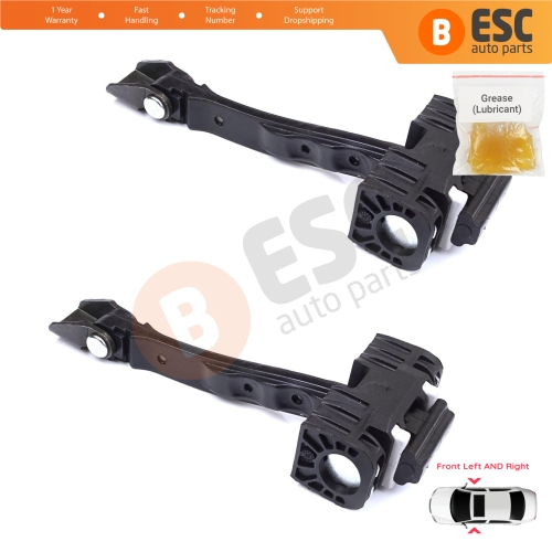 2 Pieces Front Door Stop Check Assy Limiter Strap for VW Caddy MK4 MK5 SB 2020-On MPV Box 2K7837249A