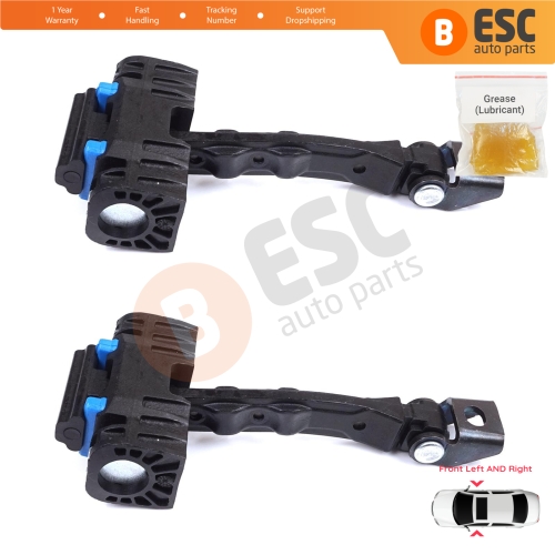 2 Pieces Front Door Stop Check Assy Limiter Strap for VW Beetle A5 5C 2011-2019 2/3-Door Hatchback Cabriolet 5C5837249