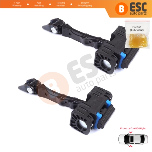 2 Pieces Front Door Stop Check Assy Limiter Strap for VW Beetle A5 5C 2011-2019 2/3-Door Hatchback Cabriolet 5C5837249