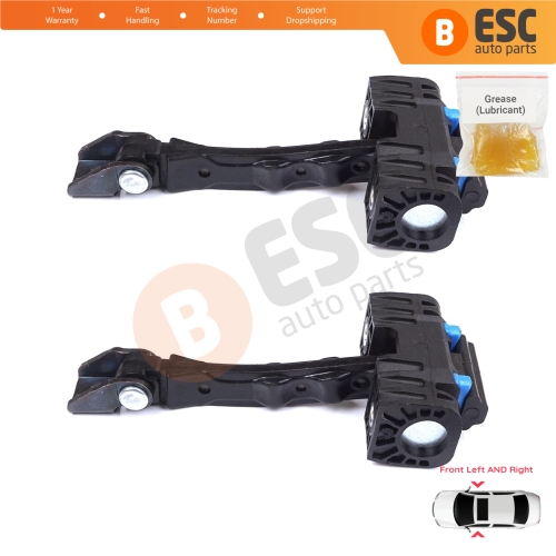 2 Pieces Front Door Stop Check Assy Limiter Strap for VW Beetle A5 5C 2011-2019 2/3-Door Hatchback Cabriolet 5C5837249