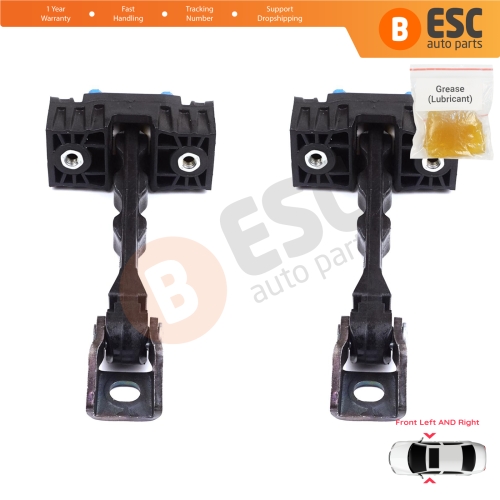 2 Pieces Front Door Stop Check Assy Limiter Strap for VW Beetle A5 5C 2011-2019 2/3-Door Hatchback Cabriolet 5C5837249