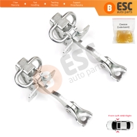 2 Pieces Front Door Stop Check Assy Limiter Strap for VW Fox 5Z1 5Z3 5Z4 2003-2015 3/5 Door Hatchback 5Z3837249