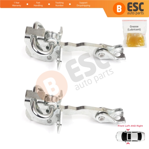 2 Pieces Front Door Stop Check Assy Limiter Strap for VW Fox 5Z1 5Z3 5Z4 2003-2015 3/5 Door Hatchback 5Z3837249