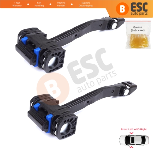 2 Pieces Front Door Stop Check Assy Limiter Strap for VW Golf Sportsvan AM1 AN1 2014-2020 510837249