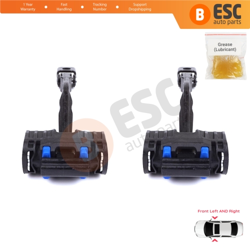 2 Pieces Front Door Stop Check Assy Limiter Strap for VW Golf Sportsvan AM1 AN1 2014-2020 510837249