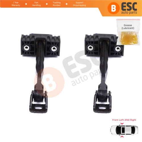 2 Pieces Front Door Stop Check Assy Limiter Strap for VW Golf Sportsvan AM1 AN1 2014-2020 510837249