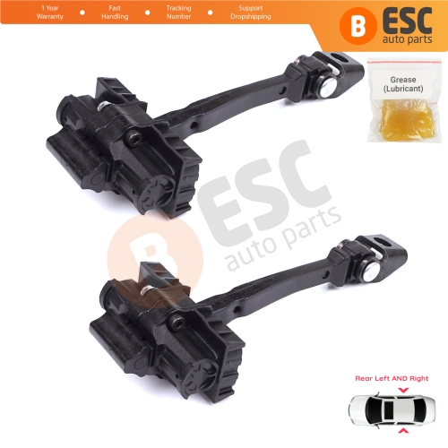 2 Pieces Rear Door Stop Check Assy Limiter Strap for VW Golf Sportsvan AM1 AN1 2014-2020 510839249