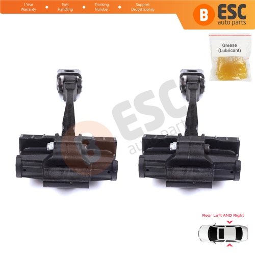 2 Pieces Rear Door Stop Check Assy Limiter Strap for VW Golf Sportsvan AM1 AN1 2014-2020 510839249