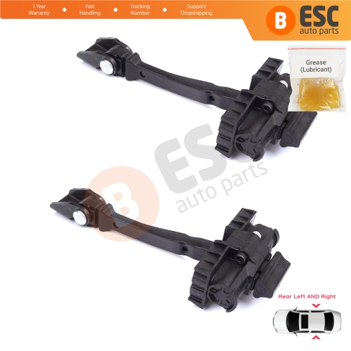 2 Pieces Rear Door Stop Check Assy Limiter Strap for VW Golf Sportsvan AM1 AN1 2014-2020 510839249