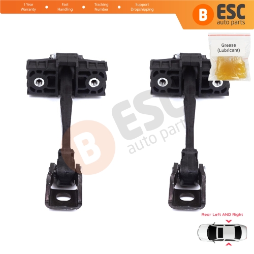 2 Pieces Rear Door Stop Check Assy Limiter Strap for VW Golf Sportsvan AM1 AN1 2014-2020 510839249